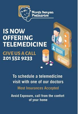 Stay Home!!! Stay Safe!!! Call us to schedule an appointment for telemedicine Monday to Friday 9 to 5 pm. Saturday 9 to 12 pm.