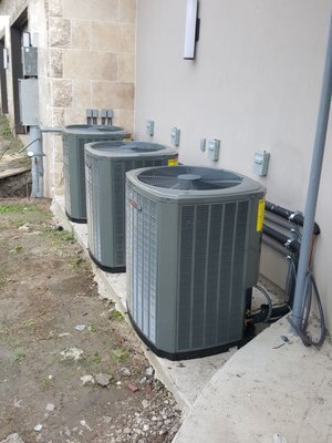 Residential AC system set-up