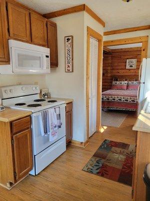 Kitchen in Cabin 12