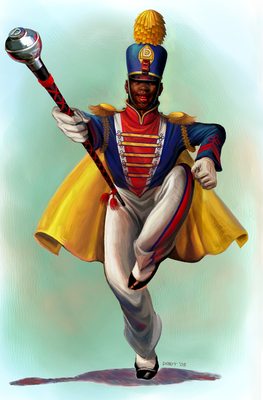 Digital Painting: "Drum Major"