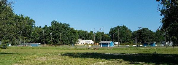 baseball fields next door