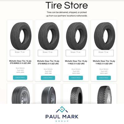 Buy from our store online! https://www.paulmarkgroup.com/tire-services