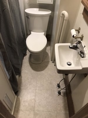 FINISHED
Vinyl flooring installation/replacement for bathroom. (Cudahy, WI)