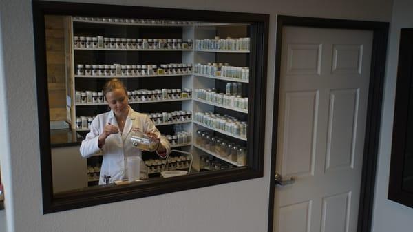 Each herbal prescription is compounded to meet the requirements of every patient.