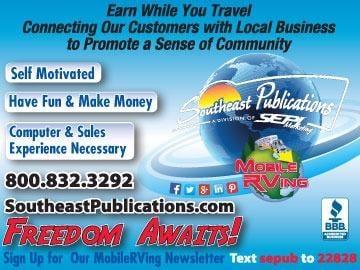 Live Life on the Road, work with Southeast Publications!