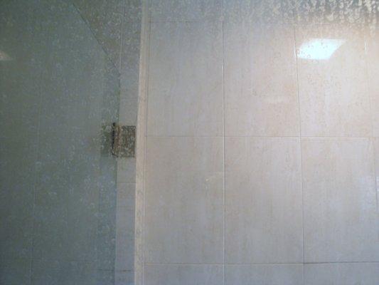 Shower Glass Before