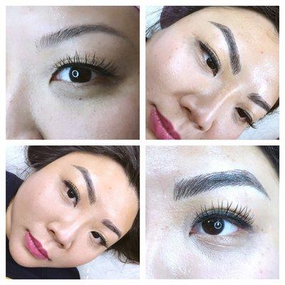 Cover old tattoo with Microblading