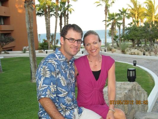 Dr. St. Onge and his lovely bride enjoying San Jose del Cabo.