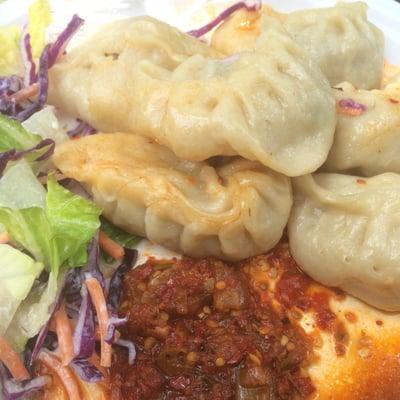 Beef momo was too heavy for me..