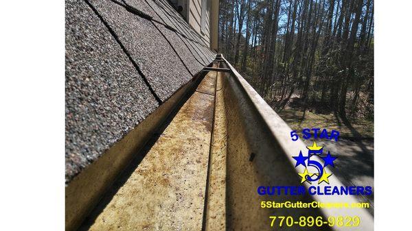 Hey!  We clean gutters!