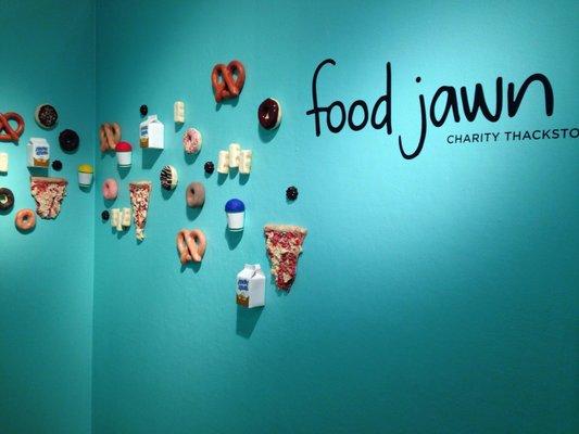 Charity Thackston's Food Jawn exhibit