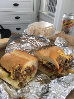 California Cheesesteak with fries