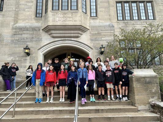 St Charles 5th grade at Moot Court program