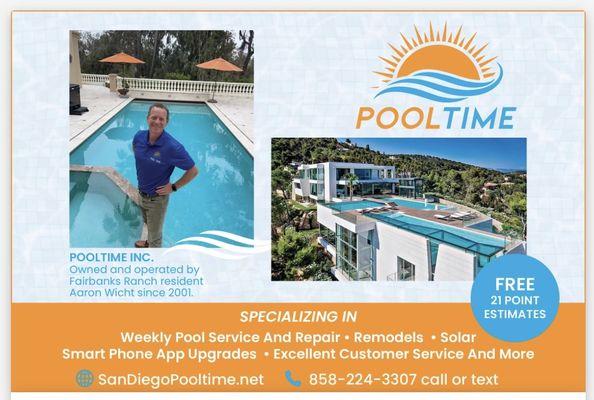 Rancho Santa Fe pool
Service