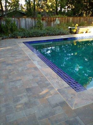 Pool deck and coping replacement.