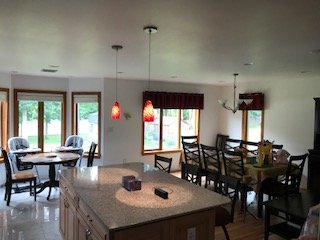 Interior of Kitchen/ Dining room addition.