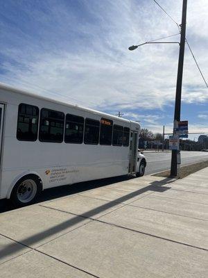 FDA Shuttle for the Walter Reed office. NOT silver spring. Lol..... , Driver was very friendly & social.