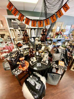 We offer a unique curation of Halloween decor, and gifts.