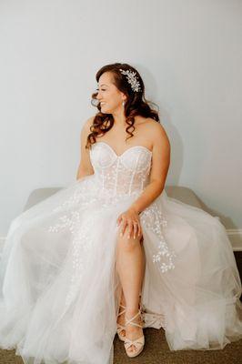 My wedding dress from this past July! Designed by Adrienn