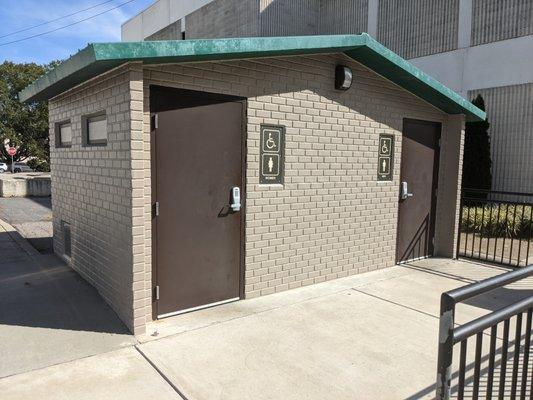 Restrooms at Lowes Foods City Park, Hickory