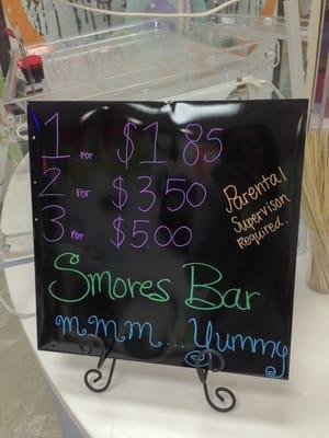 S'mores bar