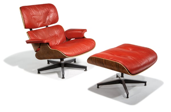 Charles & Ray Eames lounge chair, sold for $11,500