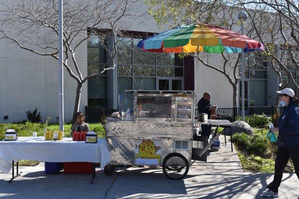 Our cart on volunteer day.