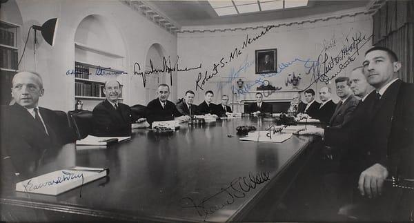 JFK and his cabinet on display at RR Auction