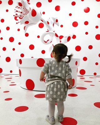 This set matching the Yayoi Kusama exhibit in NYC