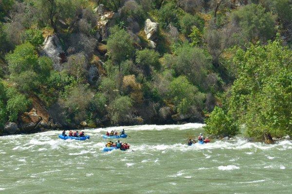 Zephyr's Rafts heading down the King's River