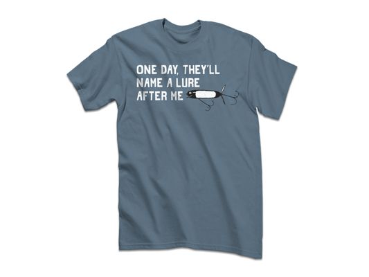 One Day Lure Fishing T-Shirt - Fish Face