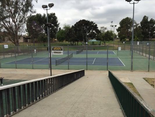 Tennis courts