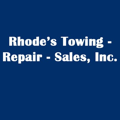 Rhode's Towing - Repair - Sales