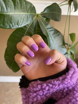 gel manicure (color #17)