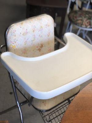 Old-school high chair