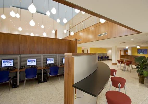 Internet Cafe @ Seamen's Church Institute, Designed by Clawson Architects, photo by Robert Glasgow