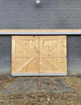 Barn doors interior and exterior