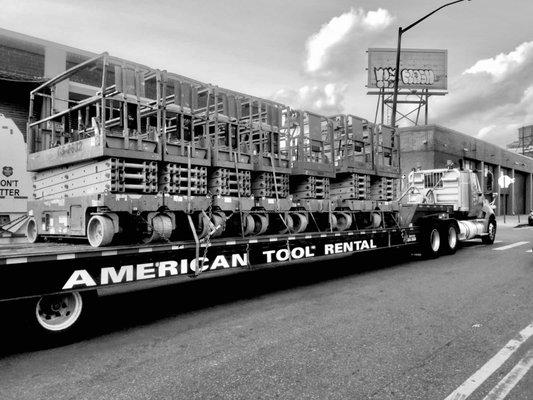 Large fleet of Aerial Work Platforms and Scissor Lifts.