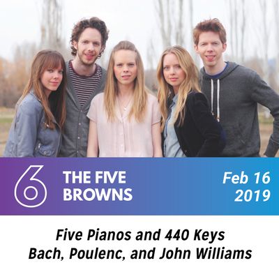 Sensational 'The Five Browns' - 2018/19 Plano Symphony Orchestra Season