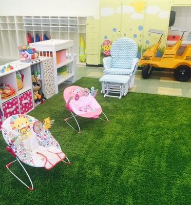 The Hatchery- grassy indoor play area for infants