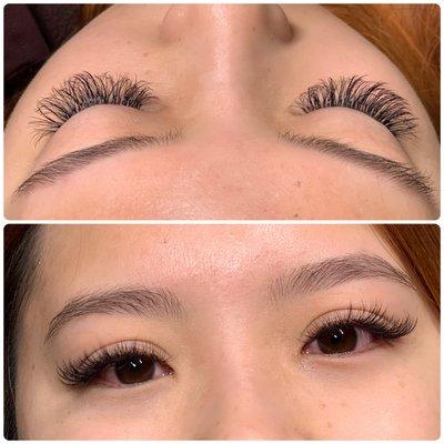 Lash extension by Katie