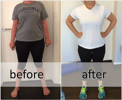 Steph's private weight loss client who lost weight, inches, and bad habits and replaced them with good ones even as a busy ex...