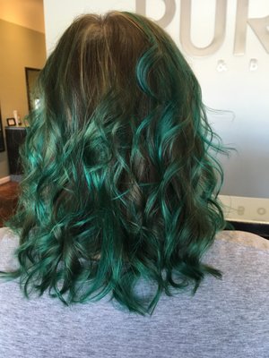 Love my green hair!  Exactly what I wanted.