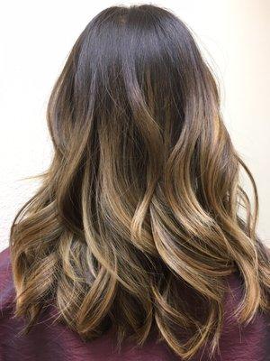 Balayage for fall.