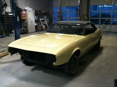 Complete restoration on a 1967 Camaro