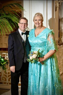 Mother of the groom dress / custom design by Sara of Sara's Bridal in Allen TX