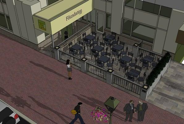 Kenmore Square Sidewalk Lounge Expansion