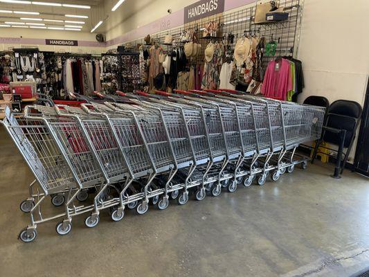 New shopping carts