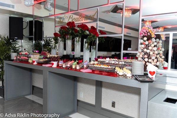 Valentine's Day Candy and Dessert Bar