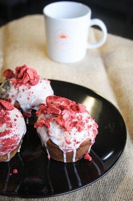 Strawberries & Cream Muffin